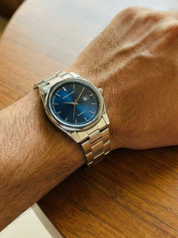 Americanviber Men’s Blue Quartz Watch - Image 8
