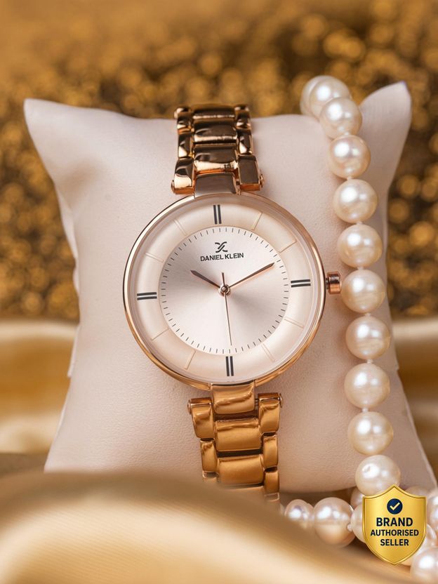 DANIEL KLEIN Rose Gold Analog Watch - Women - Image 3