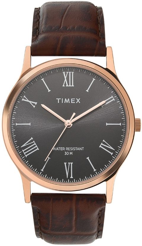 Timex 39mm Black Dial Analog Watch - Men - Image 2
