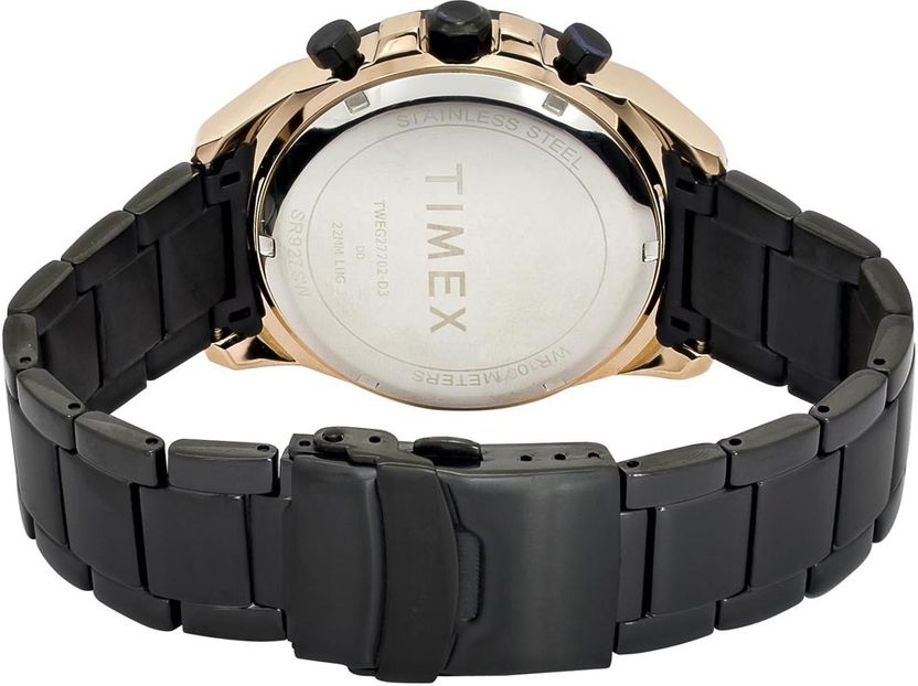 TIMEX Signio 46mm Black Dial Analog Watch - Image 3