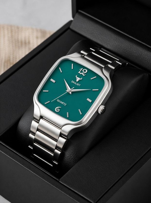 DRALIET Elegant Series Square Quartz Analog Watch - Image 7