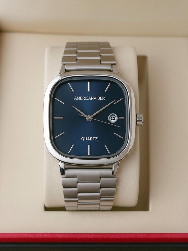 AMERICANVIBER® White Dial Analog Watch - Image 8