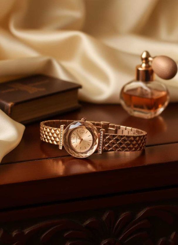 SPARKPLUG Golden Crystal 02 Bracelet Chain Watch - Image 5
