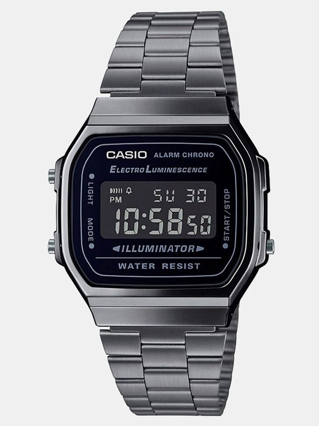 CASIO A168WGG-1BDF Vintage Black Dial Watch - Image 2