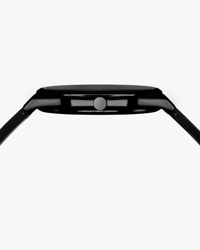Sylvi Analog-Digital Black Silicone Watch - Image 6