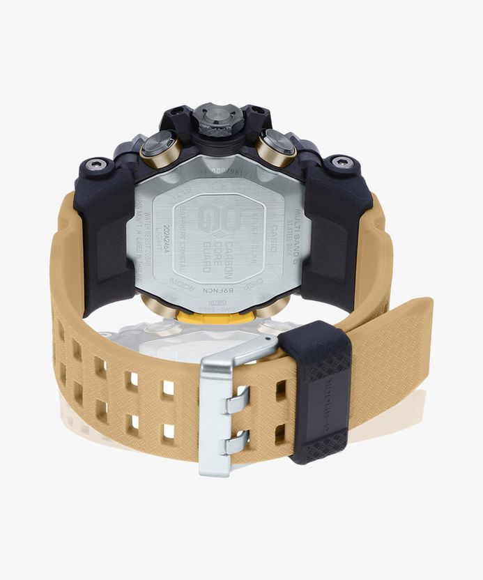CASIO G-Shock Gray IP Dial Brown Resin Strap Watch - Image 3