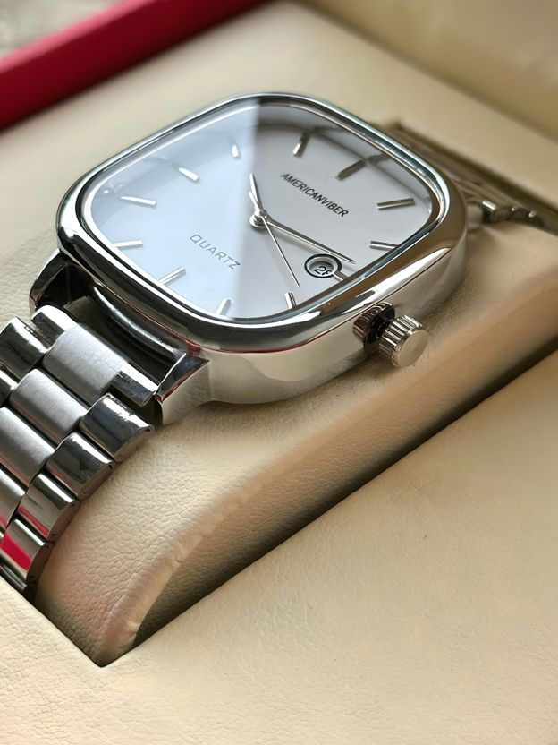 AMERICANVIBER® White Dial Analog Watch - Image 3