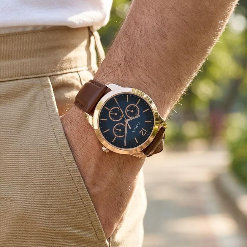 Timex Blue Dial Analog Watch - Men - Image 8