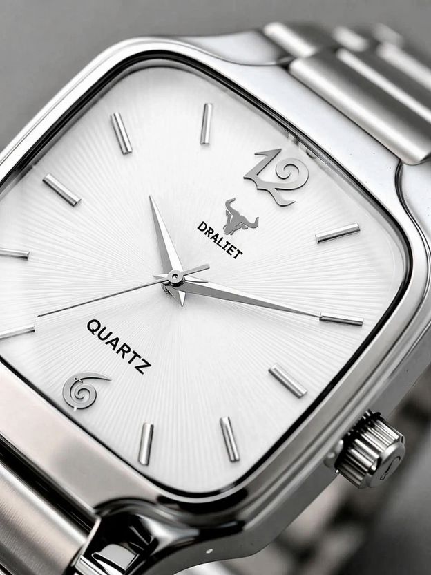 DRALIET Elegant Series Square Quartz Analog Watch - Image 4