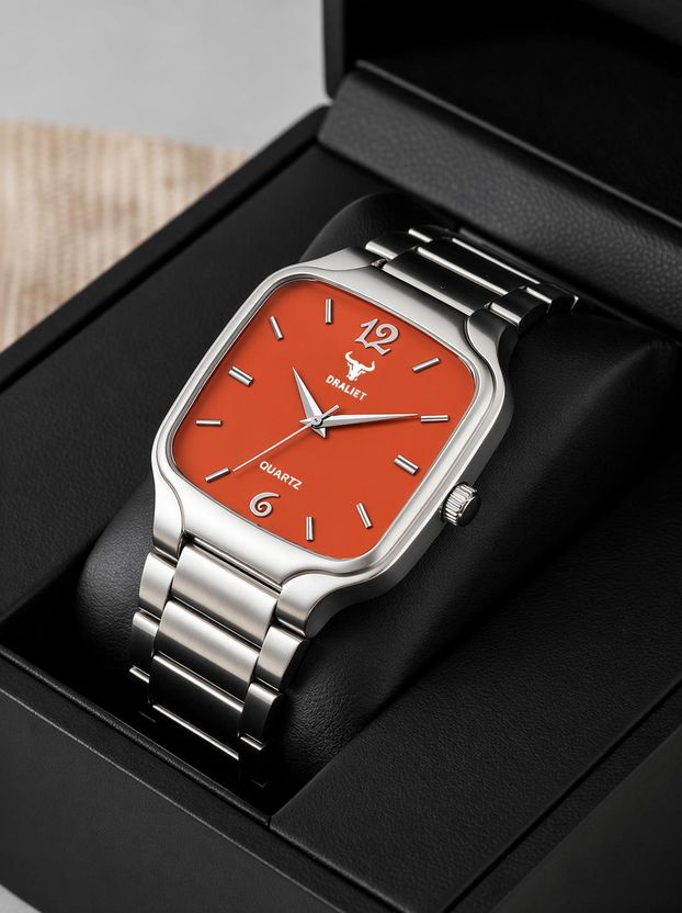 DRALIET Elegant Series Square Quartz Analog Watch - Image 8