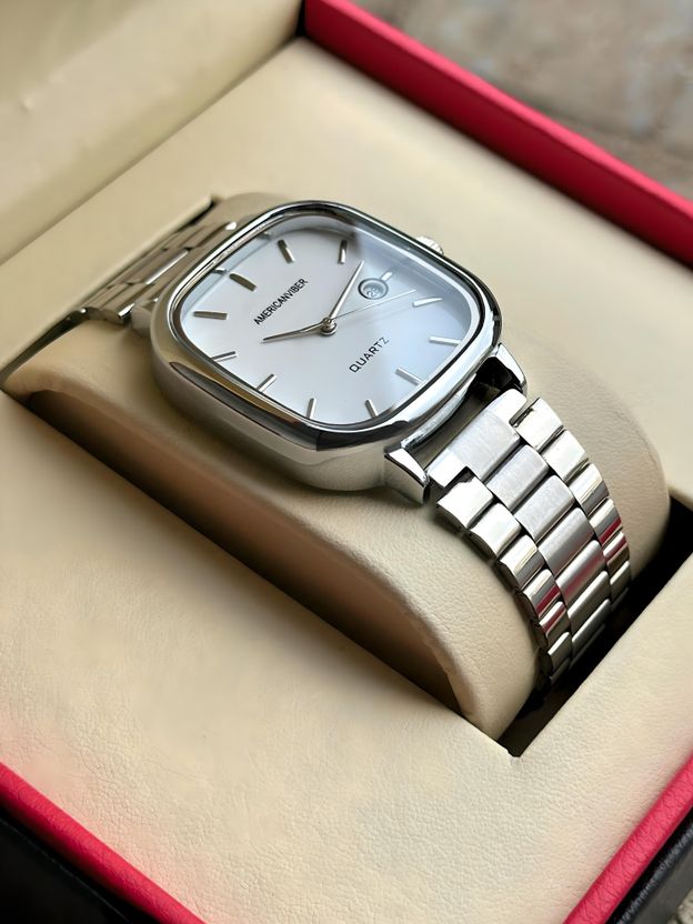 AMERICANVIBER® White Dial Analog Watch - Image 1