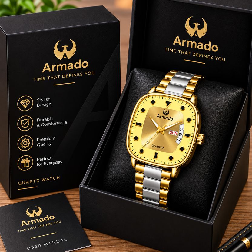 Armado AR-MH-2601 Gunmetal Grey Analog Watch - Image 6