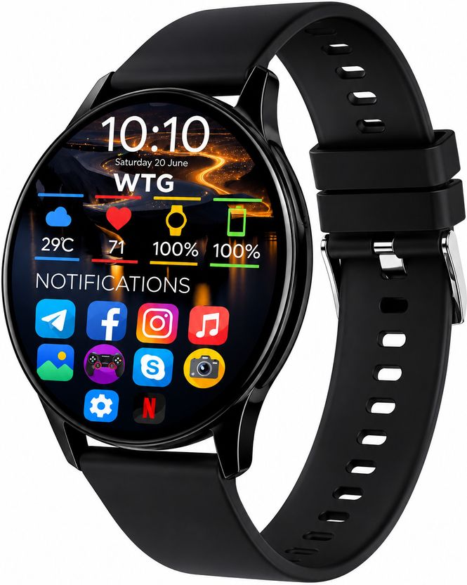 Gyanvi Round Dial Smart Digital Watch - Image 3