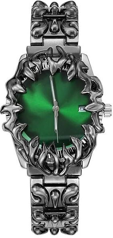ZAFIROX Emerald Green Gothic Dragon Bracelet Watch - Image 4