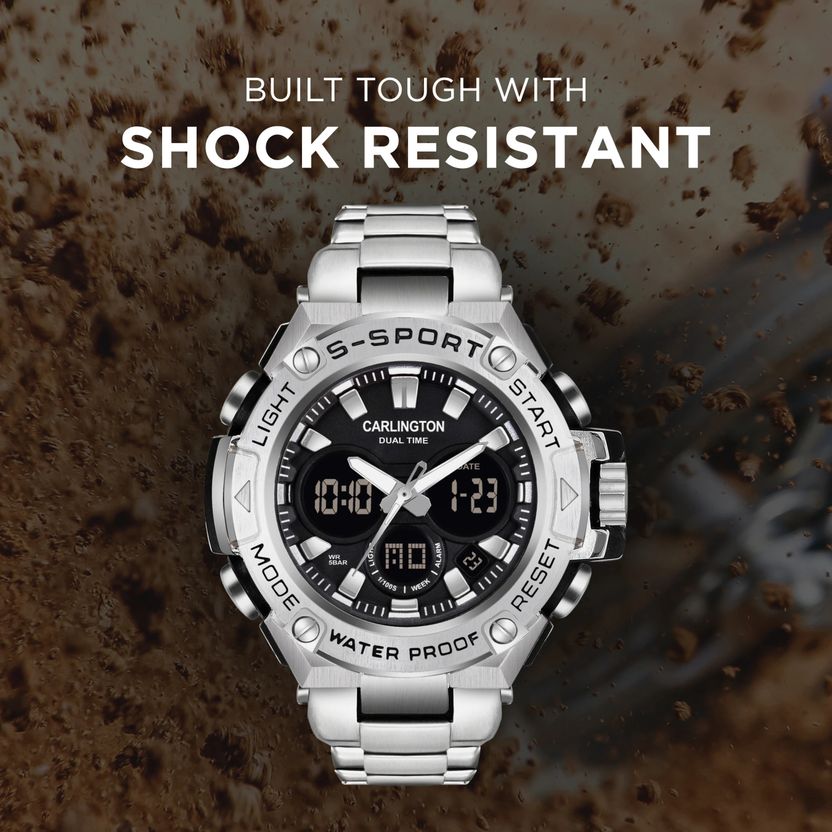 Carlington Endurance Series CT 91 Analog-Digital Watch - Men - Image 10