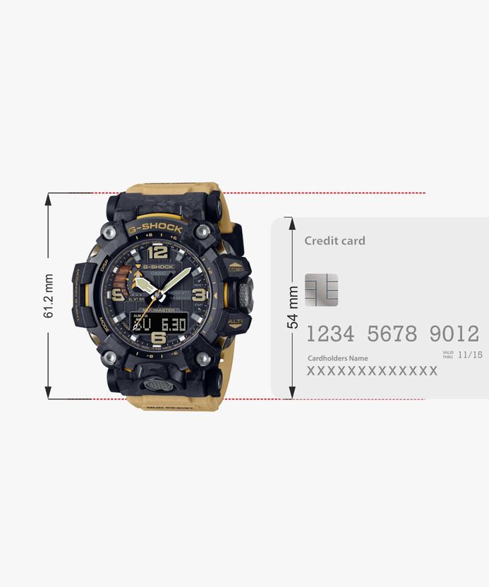 CASIO G-Shock Gray IP Dial Brown Resin Strap Watch - Image 8