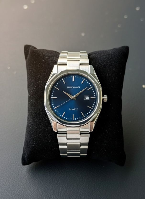 Americanviber Men’s Blue Quartz Watch - Image 7