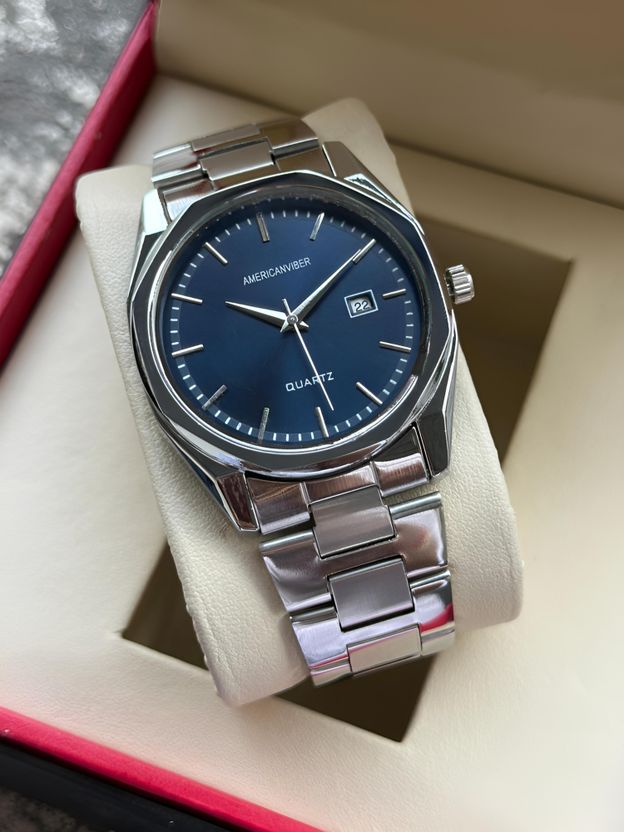 Americanviber Men’s Blue Quartz Watch - Image 4