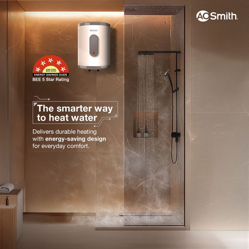 AO Smith VCS-PRO-015 15L Blue Storage Water Geyser - Image 5
