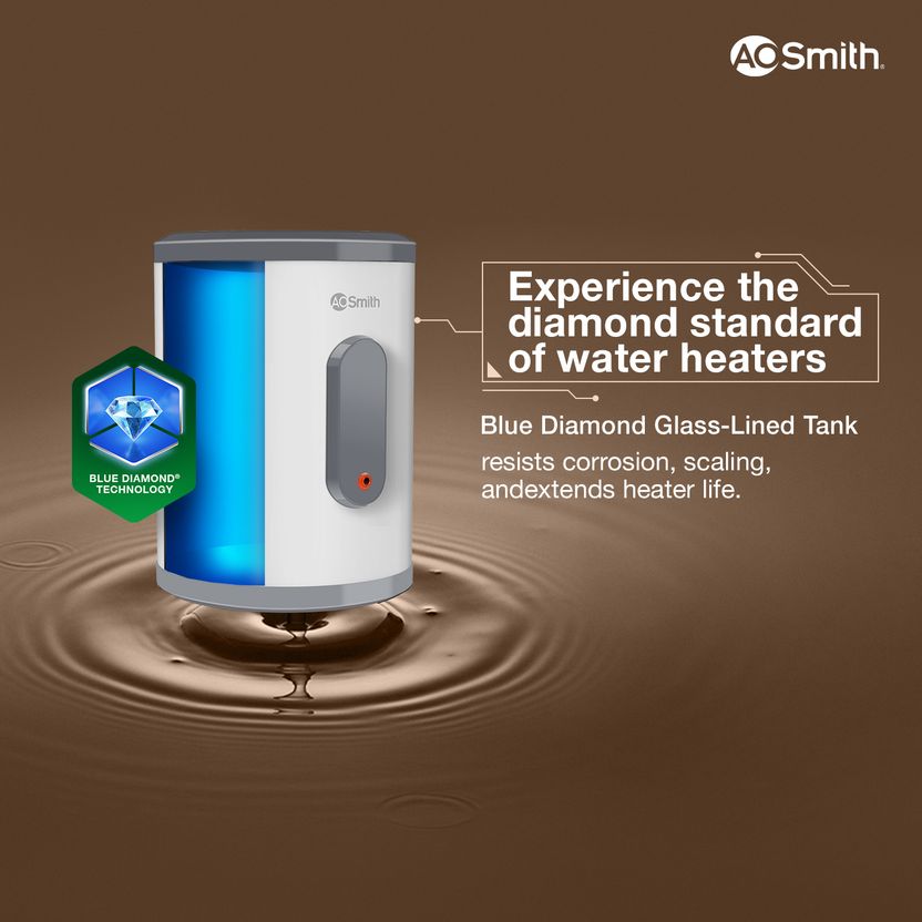 AO Smith VCS-PRO-015 15L Blue Storage Water Geyser - Image 6