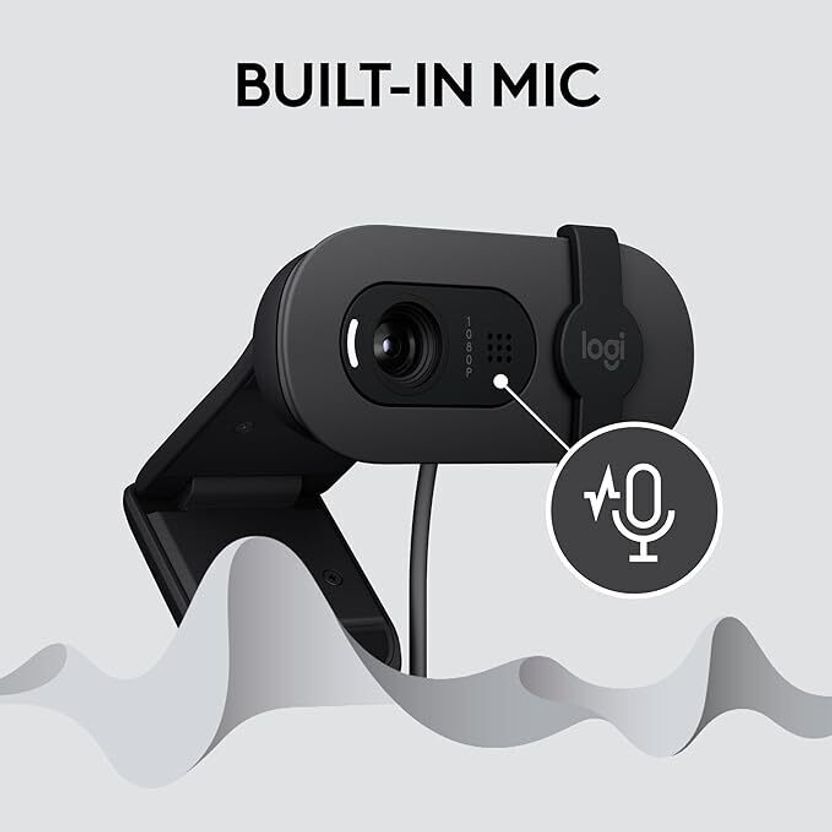 Logitech Brio 100 1080p Webcam with Microphone - Image 7