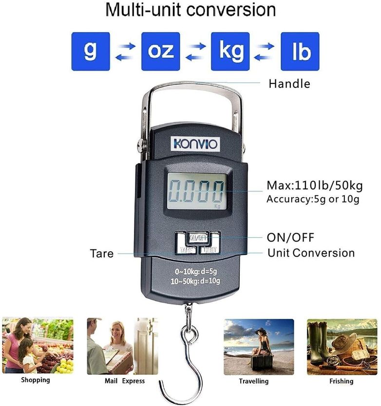 KONVIO Digital LED Screen Weighing Scale - Image 2
