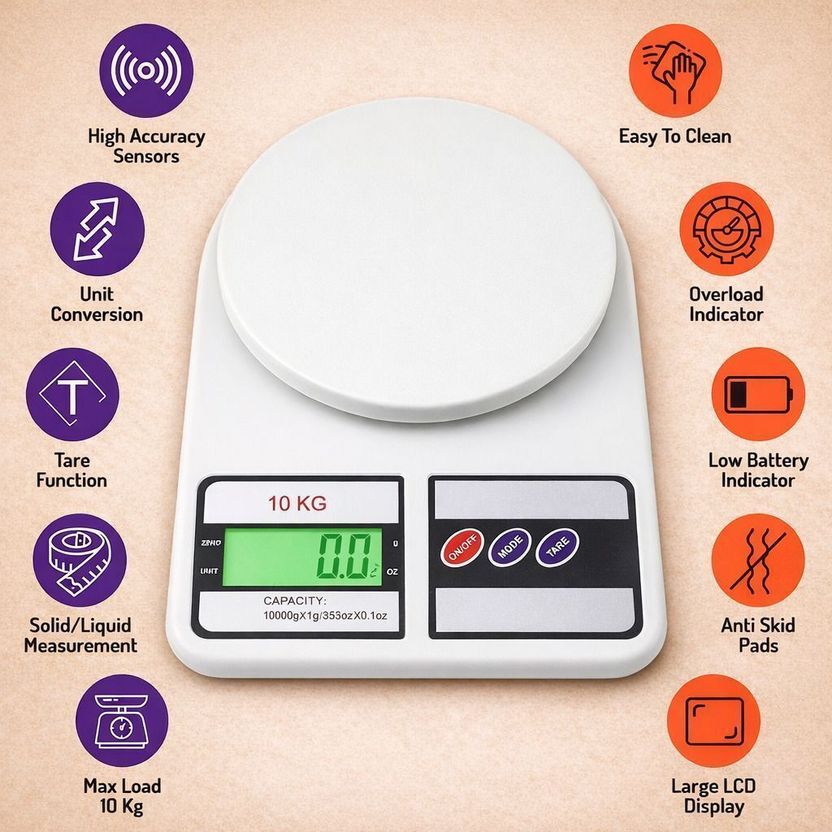 SONALEX 10kg Digital Weight Machine - Image 5
