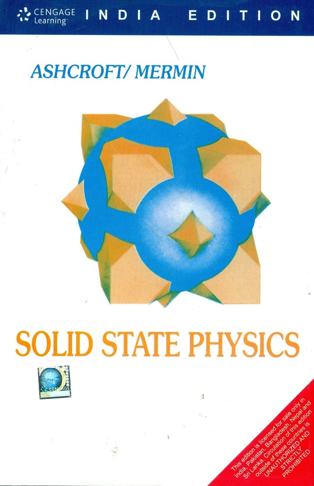 Solid State Physics: Ashcroft, Neil, Mermin, N