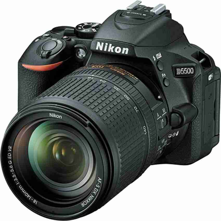 NIKON D5500 DSLR Camera Body with Single Lens: AF-S 18-140mm VR 