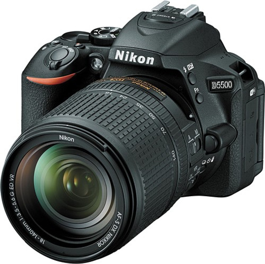 NIKON D5500 DSLR Camera Body with Single Lens: AF-S 18-140mm VR 