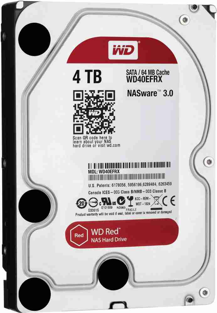 WD 4 TB Desktop Red SATA Internal Hard Disk Drive (HDD) (WD40EFRX 