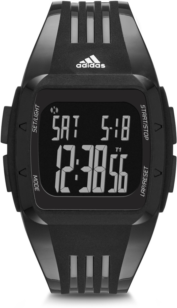 adidas digital watch black