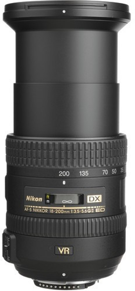 NIKON AF-S DX NIKKOR 18-200mm f/3.5-5.6G ED VR II Telephoto Zoom 