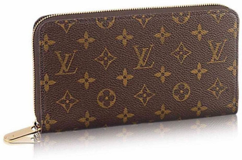 LV Girls Brown Genuine Leather Wallet Brown, Monogram - Price in 