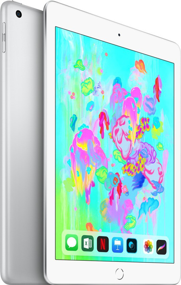 Apple iPad (6th Gen) 128 GB ROM 9.7 inch with Wi-Fi Only (Silver 