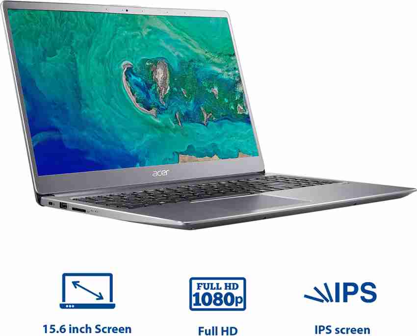 Acer Swift 3 Intel Core i5 8th Gen 8250U - (8 GB/1 TB HDD/128 GB 