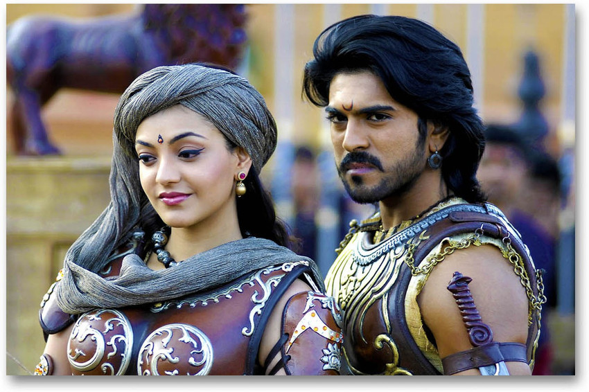 South Indian Actors Poster - Ram Charan Teja & Kajal Agarwal - Magadheera -  Movie - HD Quality Wall Poster Paper Print - Movies posters in India - Buy  art, film, design,