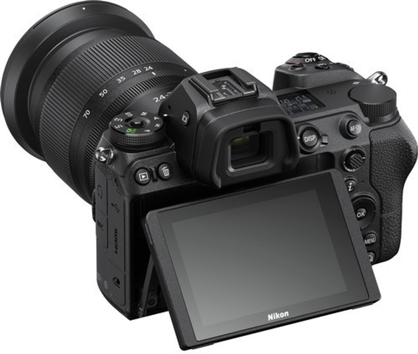 NIKON Z 6 Mirrorless Camera Body with 24-70mm Lens and Mount 