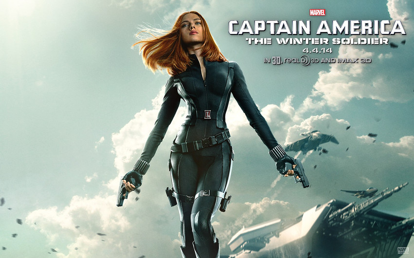 Captain America The Winter Soldier Black Widow Poster SNEAK PEEK