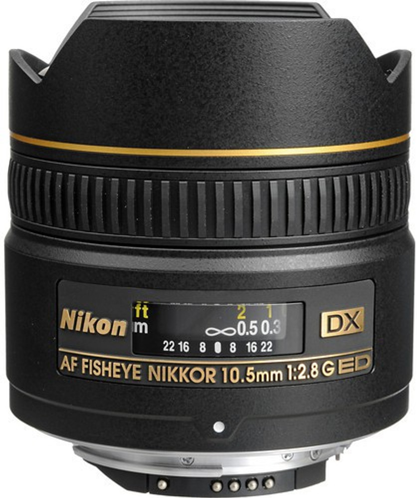NIKON AF DX Fisheye 10.5mm f/2.8G ED Fisheye Prime Lens - NIKON 