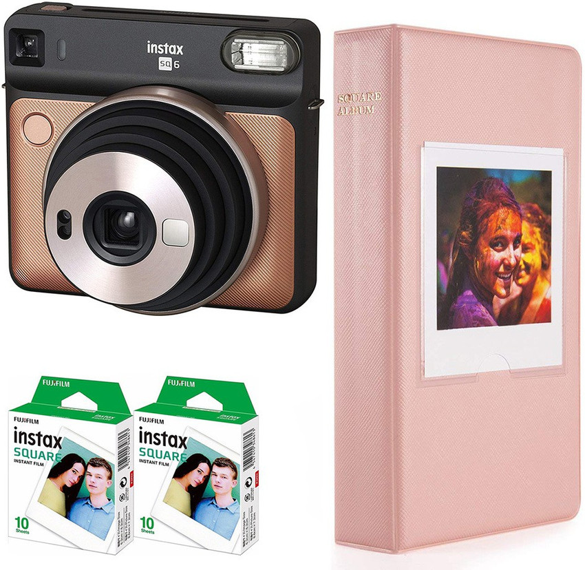 Instax SQUARE SQ6 ブラッシュゴールド 本体のみ 富士フイルム