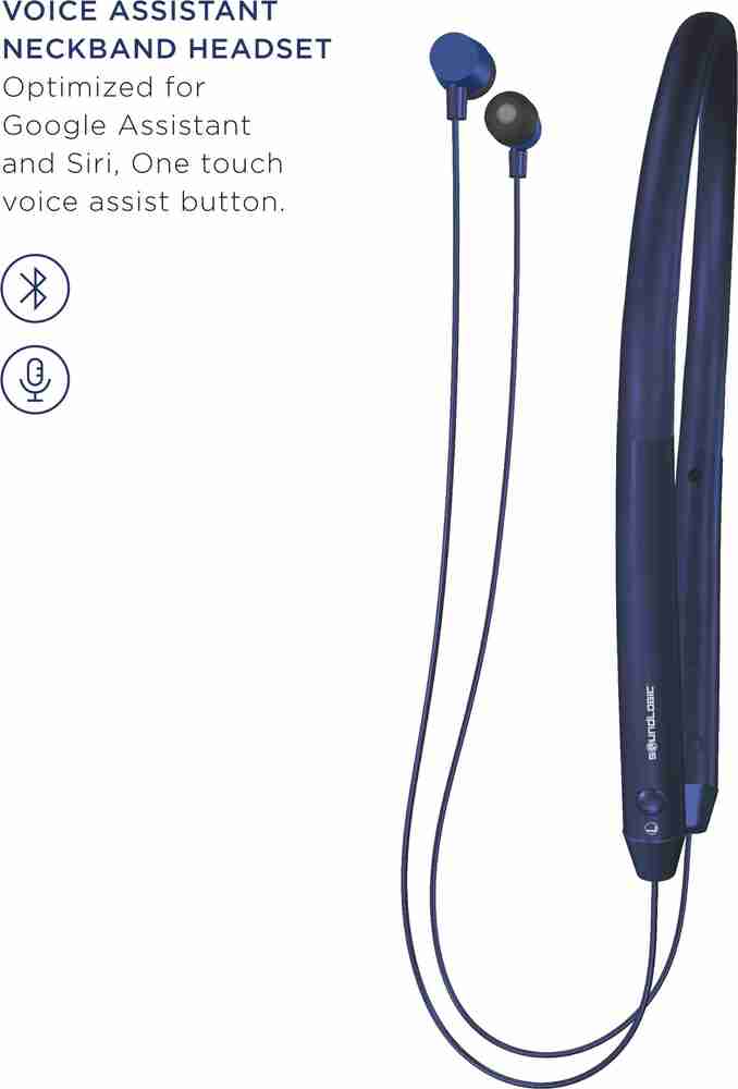 Bluetooth Headphone Google Headphones Assistant Wireless Neckband