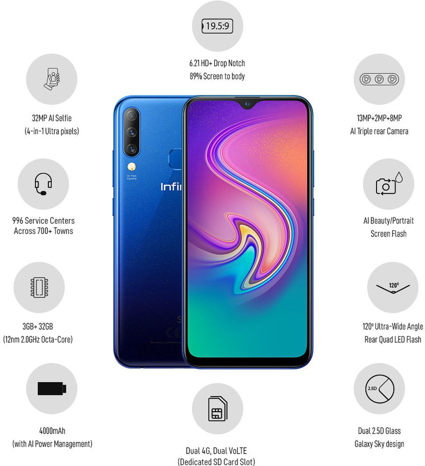 Infinix S4 ( 32 GB Storage, 3 GB RAM ) Online at Best Price On 