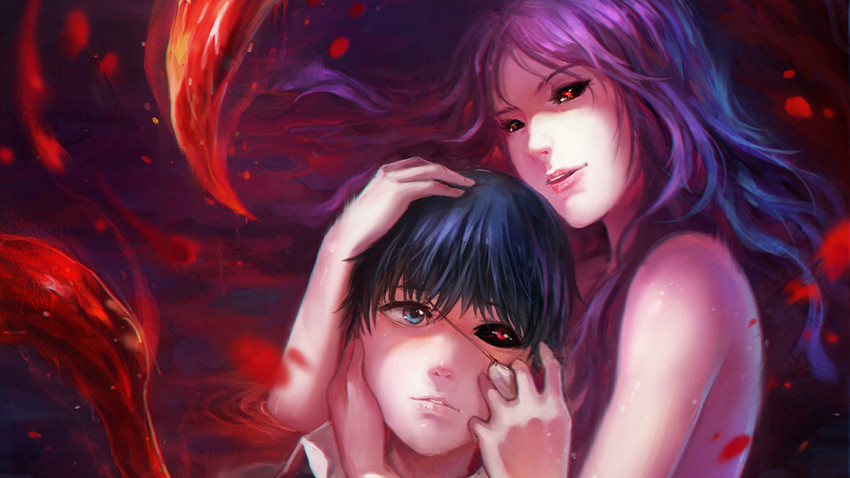 Kaneki Devours Rize Y Rize Fondo De Pantalla Kaneki HD Desktop Wallpaper: Anime, Ken