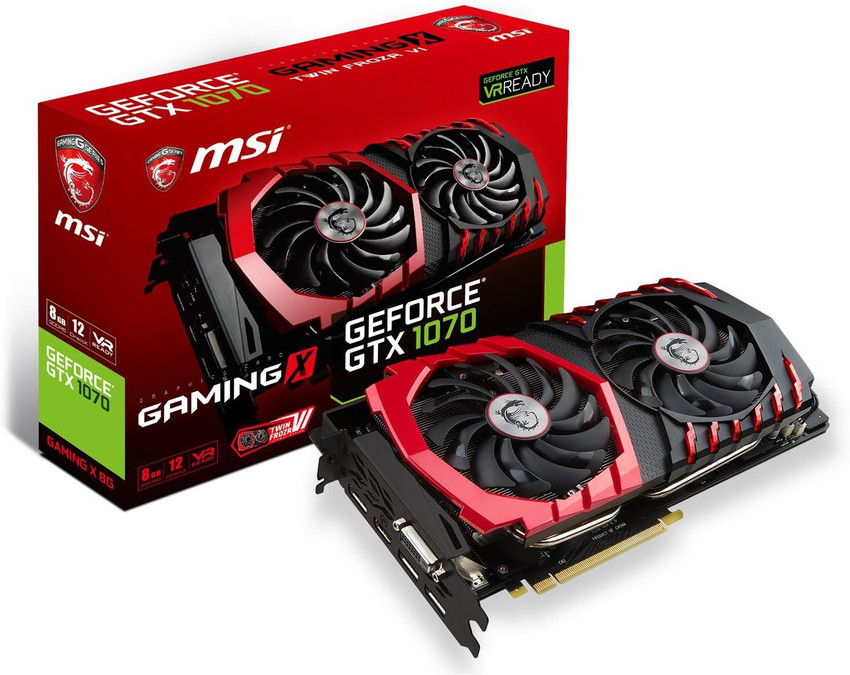 MSI NVIDIA GeForce® GTX 1070 GAMING X 8G 8 GB GDDR5 Graphics Card 