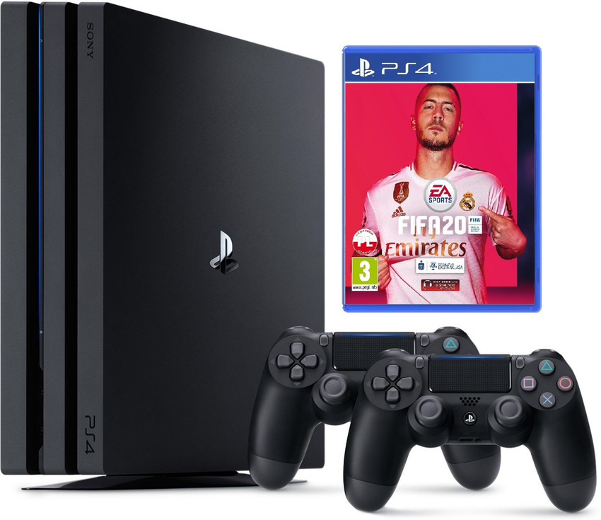 SONY PS4 Playstation 4 PRO 1TB Fifa 20 Bundle with 2 Controllers 
