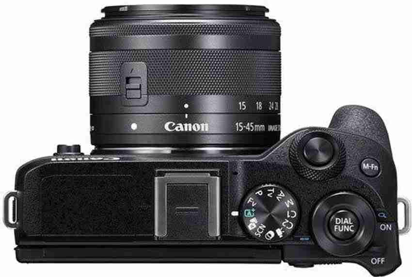 Canon M6 Mark II Mirrorless Camera with 15-45 lens Price in India 