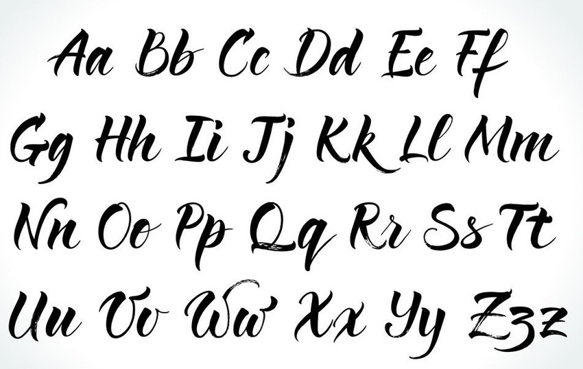 Shiloh In Cursive Capital T Cursive