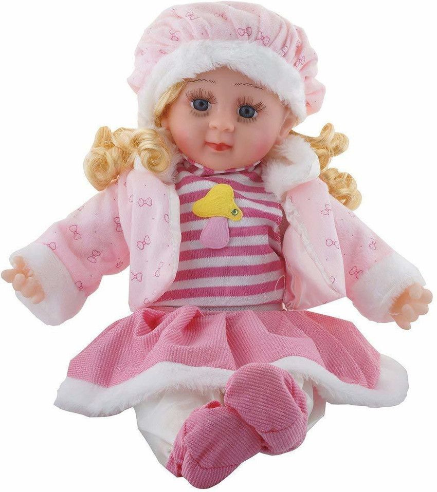 curve creation Singing Soft Cute Looking Musical Rhyming Baby Doll Toy Princess Laughing and Talking Doll For Kids Pink Singing Soft Cute Looking Musical Rhyming Baby Doll Toy Princess Laughing and