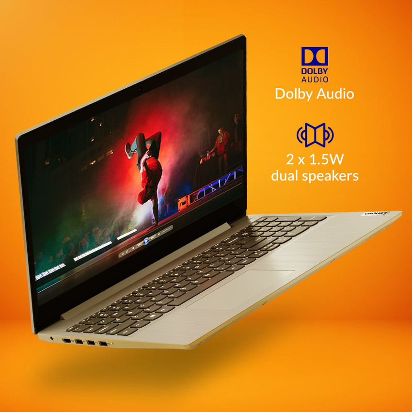 Lenovo IdeaPad 3 Intel Core i5 10th Gen 10210U 8 GB 512 GB SSD Windows 10 Home 2 GB Graphics 15IML05 Thin and Light Laptop